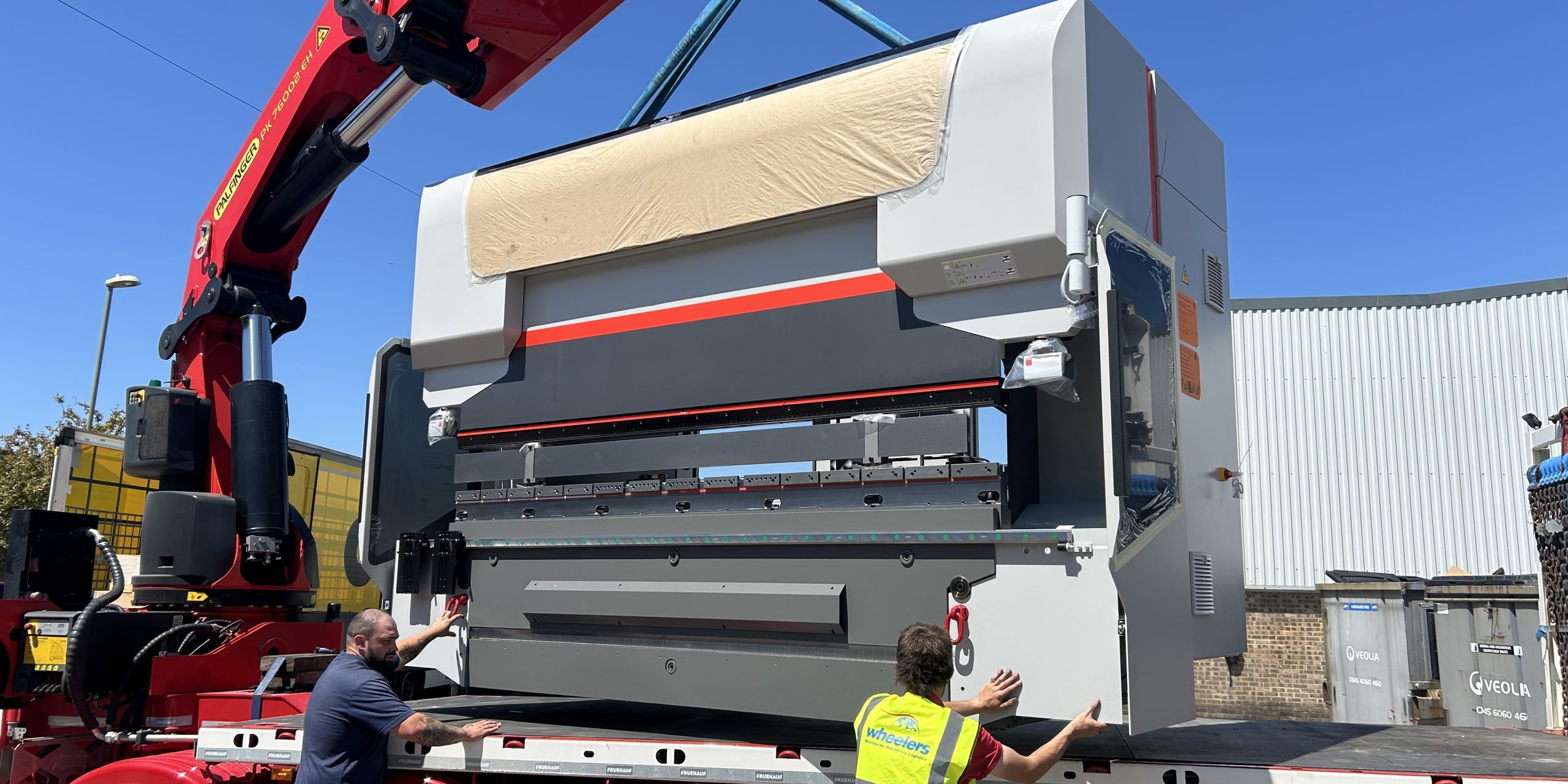 Bystronic Xpert Pro being delivered to Falcon Precision